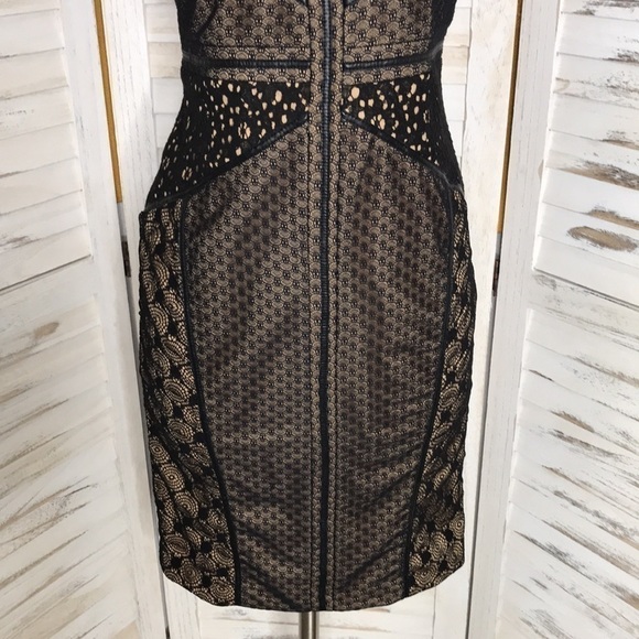 HEARTLOOM l Anthropologie Black Lace Topography Cocktail Dress Size Smal… - Picture 6 of 13